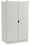 Электрический шкаф SZE3 2200х1200х800мм (ВхШхГ), с передней дверью, задней панелью, с монтажной панелью, без боковых стенок, серый (7035) ZPAS