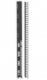 Кабельный канал вертикальный 19", для шкафов Z-SERVER шириной 800 мм, высота 42U, с крышкой, черный (RAL 9005) ZPAS