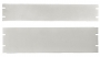 Фальш-панель на 2U, алюминиевая с порошковым покрытием, цвет серый (RAL 7035) (SZB-00-00-32/2) ZPAS