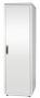 Шкаф напольный 19", SZBD, 45U, 2096x600х800мм (ВхШхГ), стальная дверь, ручка с замком с трехточечной фиксацией, цвет серый (RAL 7035) (разобранный) ZPAS