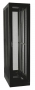 Шкаф серверный, серия SZB SE, 33U 1703(1563)x600x1000мм (ВхШхГ), стеклян.передняя дверь, задняя перф. дверь,боковые перф. стенки, цоколь с выдвижн.опорой, цвет черный RAL9005 (собранный) ZPAS