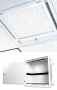 Бокс для фальш-потолка Passive Ceiling Zone Enclosure, 4U, белый, защелка, 8 пластиковых втулок в комплекте Siemon