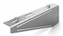Кронштейн настенный для проволочного лотка безвинтовой 100 мм