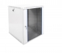 Шкаф телекоммуникационный настенный разборный 15U (600x650) дверь стекло, цвет серый ЦМО