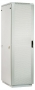Шкаф телекоммуникационный напольный 33U, 600x1000мм с двумя перфорироваными металлическими дверями ЦМО