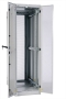 Шкаф напольный серверный 42U (600x1000) перфорированная передняя дверь + 2 перфорированные двери сзади ЦМО